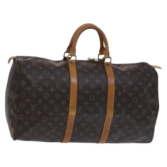 LOUIS VUITTON Monogram Keepall 50 Boston Bag M41426 - Picture 1 of 16
